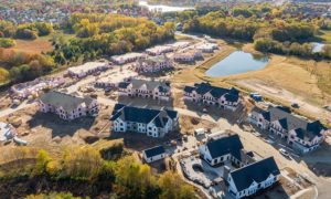 Aerial view of the Timberland Partners’ Sundance Woodbury project.