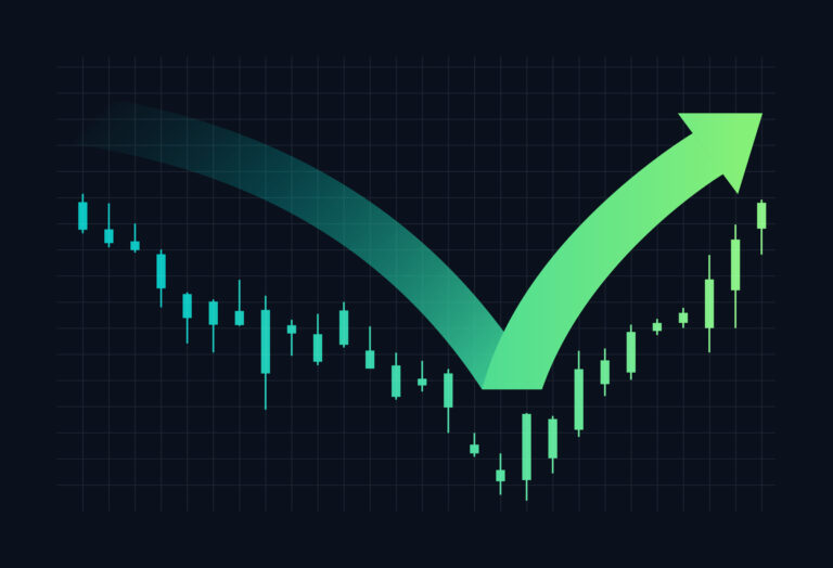 Stock Commodity Value Increase Rally Arrow Upwards Concept