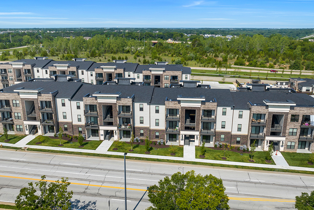 Photo showing both of The Solstice properties in Lake St. Louis, Missouri.